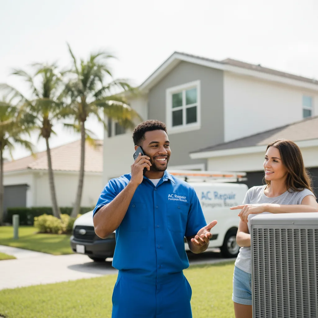 AC Repair Pompano Beach customer support in Huntingtown
